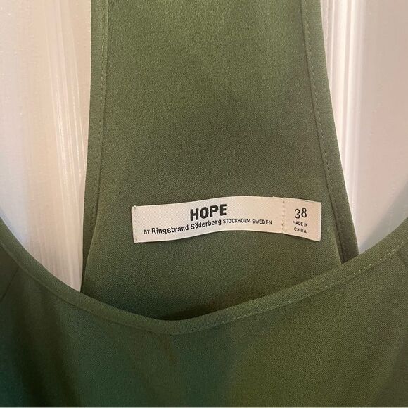 Hope, Chic Dark Green Camisole Top - Picture 4 of 8